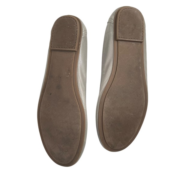 Vionic Carol Ballet Flats Womens Size 10 Gray Leather Round Toe‎ Comfortable - Picture 5 of 9